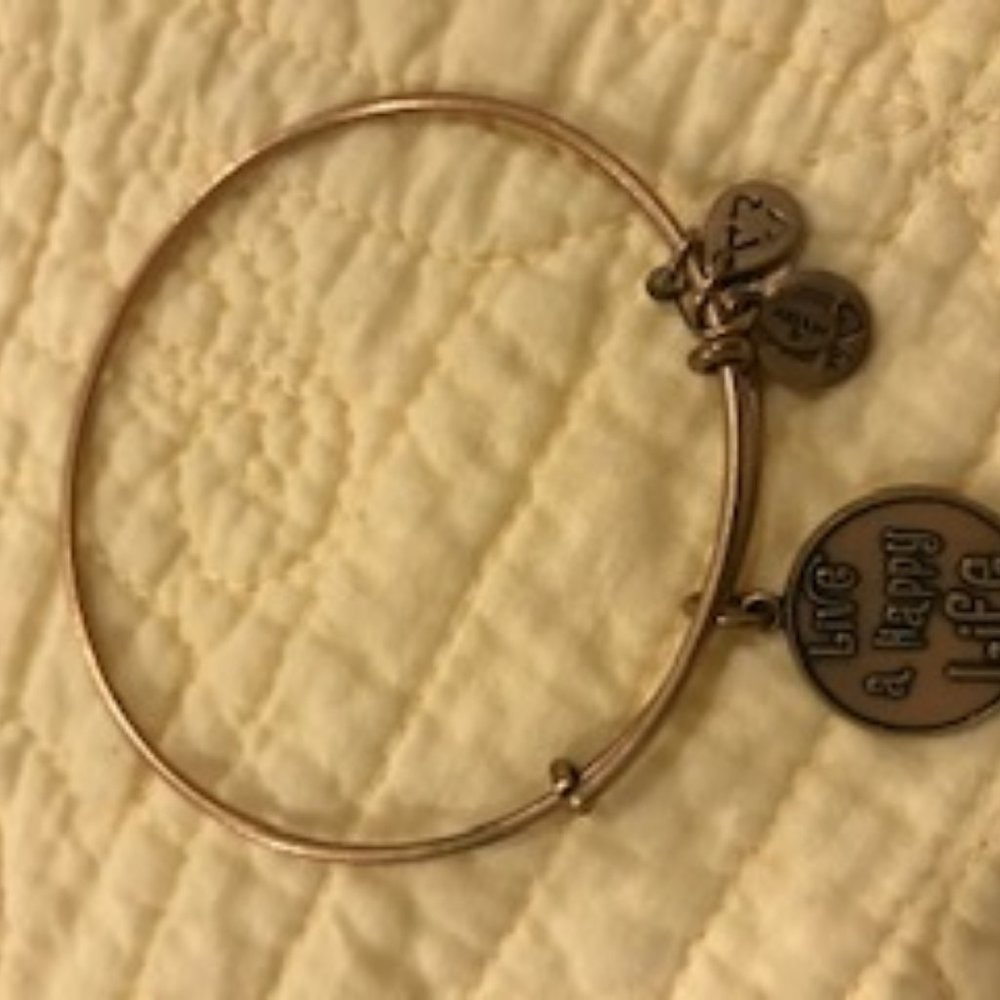 Alex and Ani Live A Happy Life Bracelet